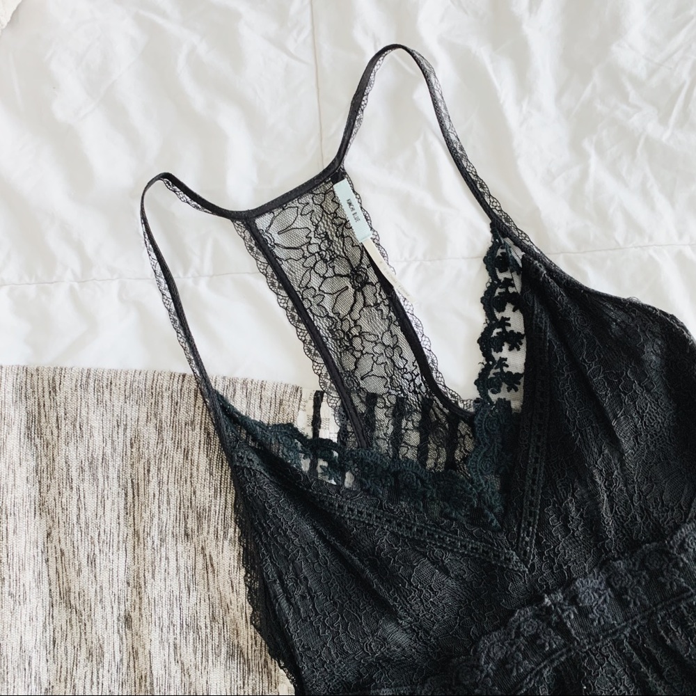 Kimchi Blue Black Lace Dress